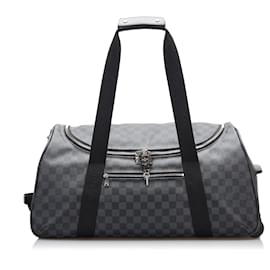 Louis Vuitton-Black Louis Vuitton Damier Graphite Neo Eole 55 Sac de voyage-Noir