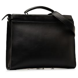 Fendi-Bolso satchel Fendi Peekaboo de ajuste icónico negro-Negro