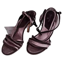 Chanel-Sandals-Black,Purple