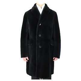 Hermès Hermes Sheep Fur Coat Black