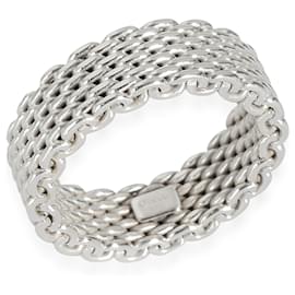 Tiffany & Co-TIFFANY & CO. Anello moda Somerset in argento sterling-Argento,Metallico