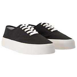 Autre Marque-Sneakers stringate - Maison Kitsune - Cotone - Nero-Nero