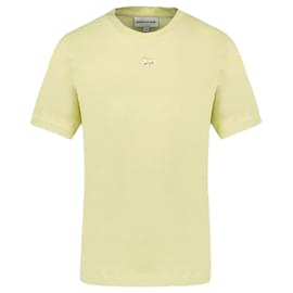 Autre Marque-Baby Fox Patch T-Shirt - Maison Kitsune - Cotton - Yellow-Yellow
