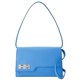 Mini borsa a cartella - Coperni - Pelle - Blu Blu