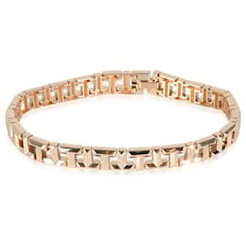 Tiffany & Co-TIFFANY & CO. Tiffany T Bracelet in 18k Rose Gold-Metallic