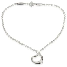 Tiffany & Co-TIFFANY & CO. Elsa Peretti Charm-Armband mit offenem Herzen aus Sterlingsilber-Silber,Metallisch
