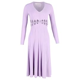 Autre Marque-Dion Lee Pinnacle Braid Dress aus violetter Viskose -Andere