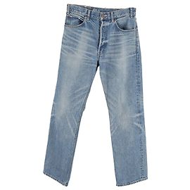 Céline Vaqueros Celine de pernera recta en algodón azul claro Azul Azul claro
