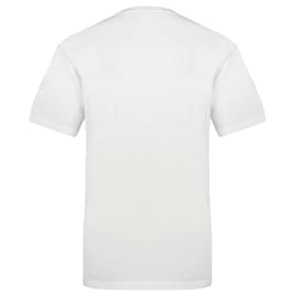 Autre Marque-T-shirt con toppa testa di volpe - Maison Kitsune - cotone - bianco-Bianco