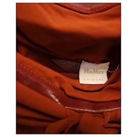Max Mara-Max Mara Leisure Robe longue en nylon orange-Orange