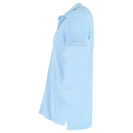 Tom Ford-Tom Ford Polo Shirt in Light Blue Cotton-Blue