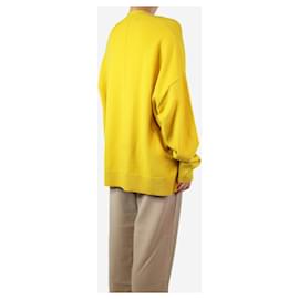 Autre Marque-Senfgelbe Strickjacke mit Tasche – Größe UK 12-Gelb