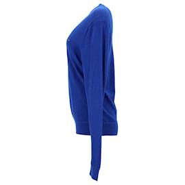 Tommy Hilfiger-Jersey de algodón con cuello redondo para hombre-Azul