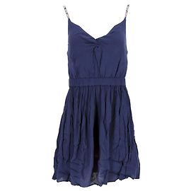 Tommy Hilfiger Womens Essential Repeat Logo Strap Dress Navy blue