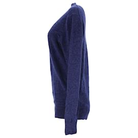 Tommy Hilfiger-Suéter masculino Tommy Hilfiger de lã com gola redonda em lã azul-Azul