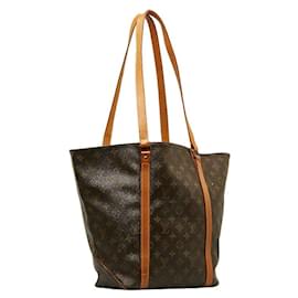 Louis Vuitton-Louis Vuitton Monogram Sac Shopping Tote Canvas Tote Bag M51108 in Fair condition-Other