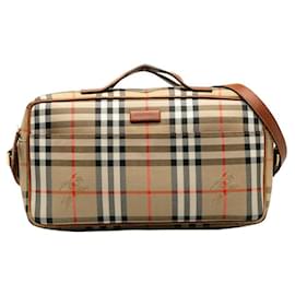 Burberry-Haymarket Check Canvas Shoulder Bag-Other