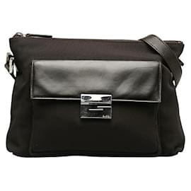 Gucci-Gucci Canvas & Leather Shoulder Bag Canvas Shoulder Bag 002 2865 0504 in Good condition-Other