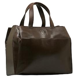 Loewe-Leather Anagram Handbag-Other
