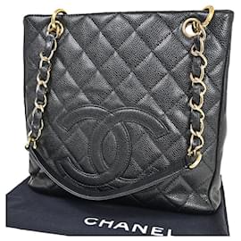 Chanel-Chanel PST (Petit cabas Shopping)-Noir