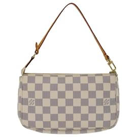 Louis Vuitton-LOUIS VUITTON Damier Azur Pochette Accessoires Estuche N51986 LV Auth 66981-Otro