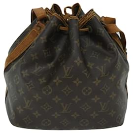 Louis Vuitton-LOUIS VUITTON Monogram Petit Noe Shoulder Bag M42226 LV Auth 67261-Monogram