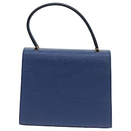 Louis Vuitton-LOUIS VUITTON Epi Malesherbes Handtasche Blau M52375 LV Auth ar11450b-Blau