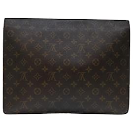Louis Vuitton-LOUIS VUITTON Monogram Porte Documents Senatur Briefcase M53335 LV Auth 67022-Monogram
