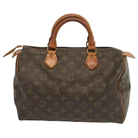 Louis Vuitton-Louis Vuitton Monogram Speedy 30 Hand Bag M41526 LV Auth yk10827-Monogram