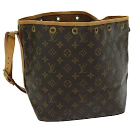 Louis Vuitton-LOUIS VUITTON Monogram Petit Noe Shoulder Bag M42226 LV Auth yk10792-Monogram