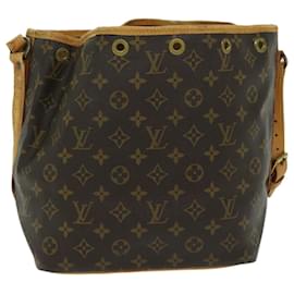 Louis Vuitton-LOUIS VUITTON Monogram Petit Noe Shoulder Bag M42226 LV Auth yk10792-Monogram