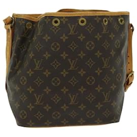 Louis Vuitton-Bolso de hombro Petit Noe con monograma de LOUIS VUITTON M42226 LV Auth yk10792-Monograma