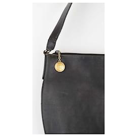 Gucci-Leather shoulder bag-Black