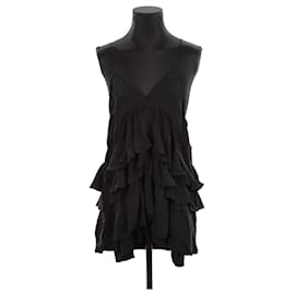Isabel Marant-Silk dress-Black