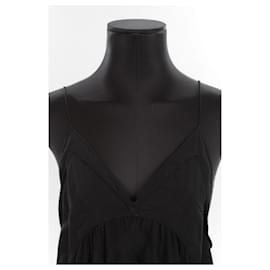 Isabel Marant-Silk dress-Black