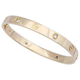 Cartier-Cartier bracelet ,"Love", Yellow gold, diamants.-Other