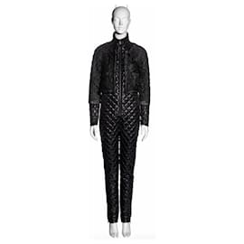 Chanel-9K$ Runway Luxurious Quilted Jumpsuit-Black