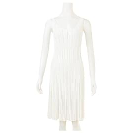 Autre Marque-Zeitgenössisches Fit & Flare-Kleid des Designers ANTONINO VALENTI-Weiß