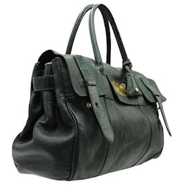Mulberry-Mulberry Bottle Green Bayswater Tote Bag-Green