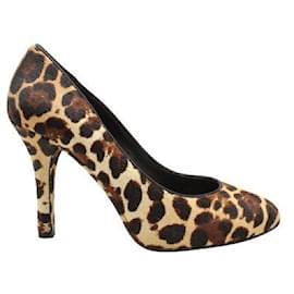 Dolce & Gabbana-Dolce & Gabbana Pony Hair Leopard Print Heels-Other