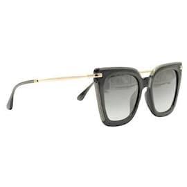 Jimmy Choo-Schwarze Ciara-Sonnenbrille von Jimmy Choo mit verspiegelten Gläsern-Schwarz