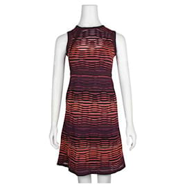 Missoni-Missoni Multicoloured Striped Stretch Dress-Multiple colors