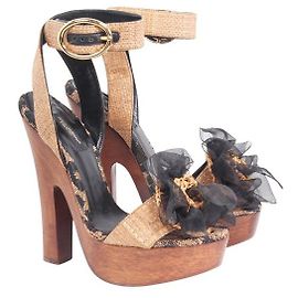 Sandali con plateau Dolce & Gabbana Marrone