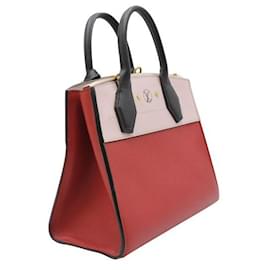 Louis Vuitton-Louis Vuitton City Steamer Handtasche in Rot und Hellrosa 2017-Rot