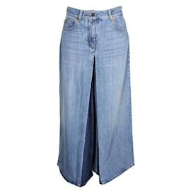 Valentino-Valentino Wide Legs Two Colors Jeans-Other
