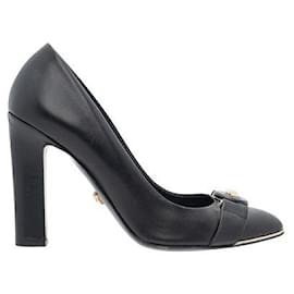 Versace-Sapatos pretos Versace-Preto
