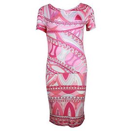 Emilio Pucci Rosa, Set gonna e top viola e crema Rosa