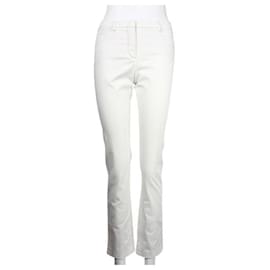 Loro Piana-Loro Piana Bianco/ Jeans elasticizzati color avorio-Crudo