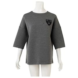 Dior-Top de suéter cuadrado Dior-Negro