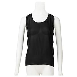 Dior-Camiseta sin mangas Dior Sheer Cami-Negro